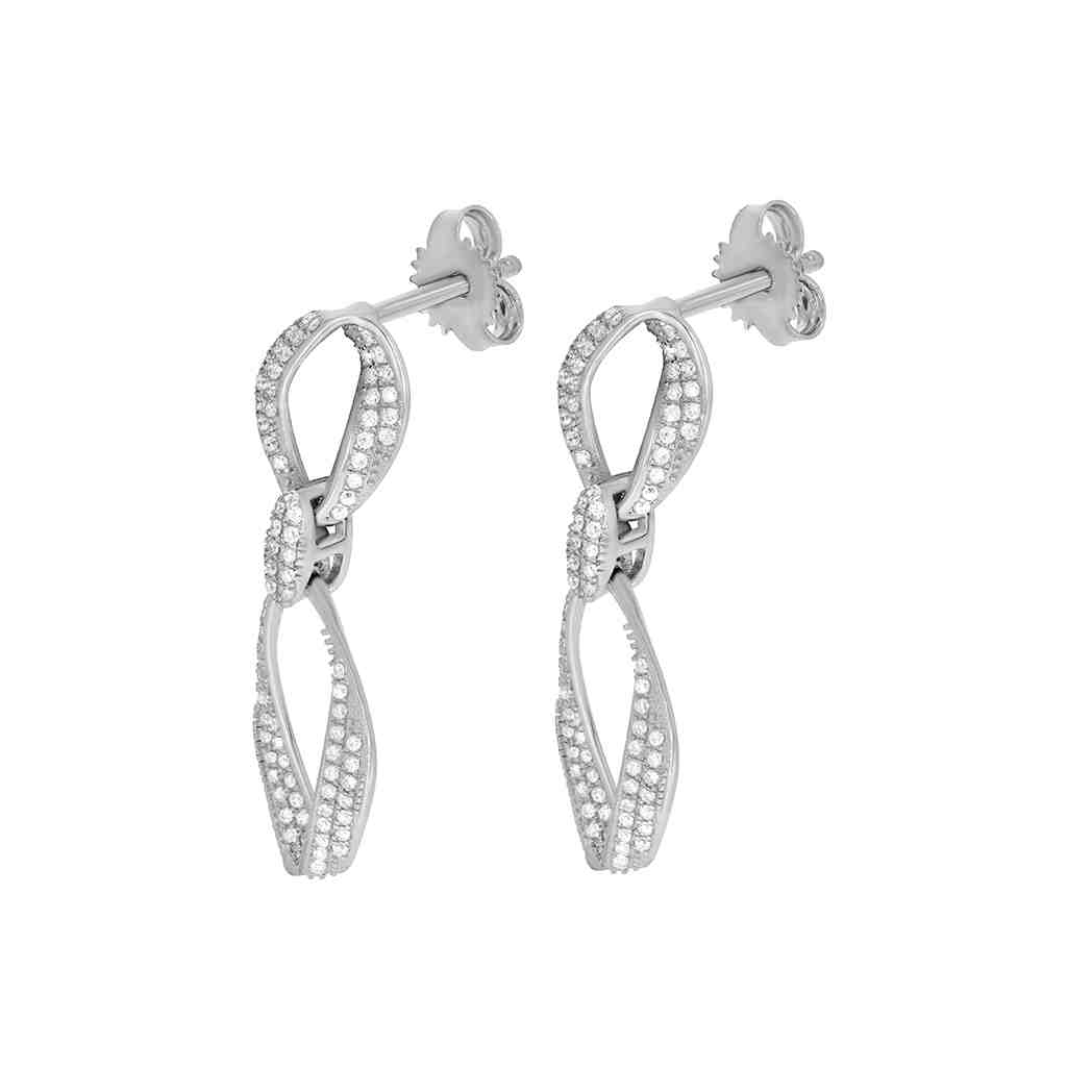Double Open Teardrop Earring ER21546A